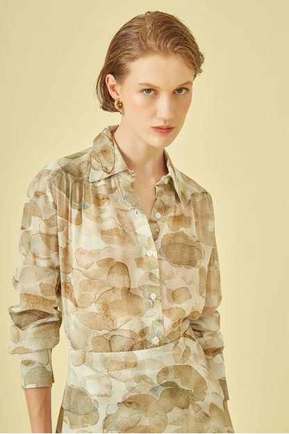 Camisa clássica estampa sertões