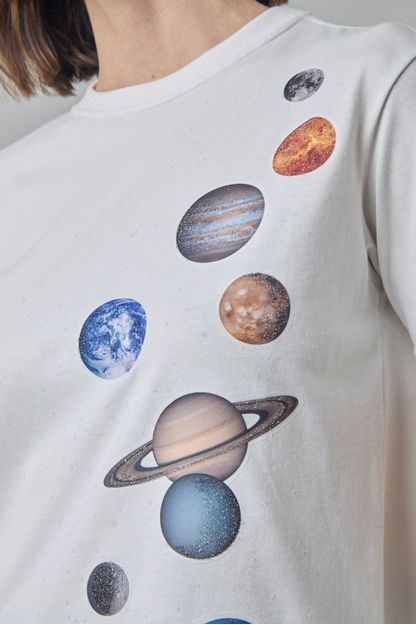 T-shirt planet off white