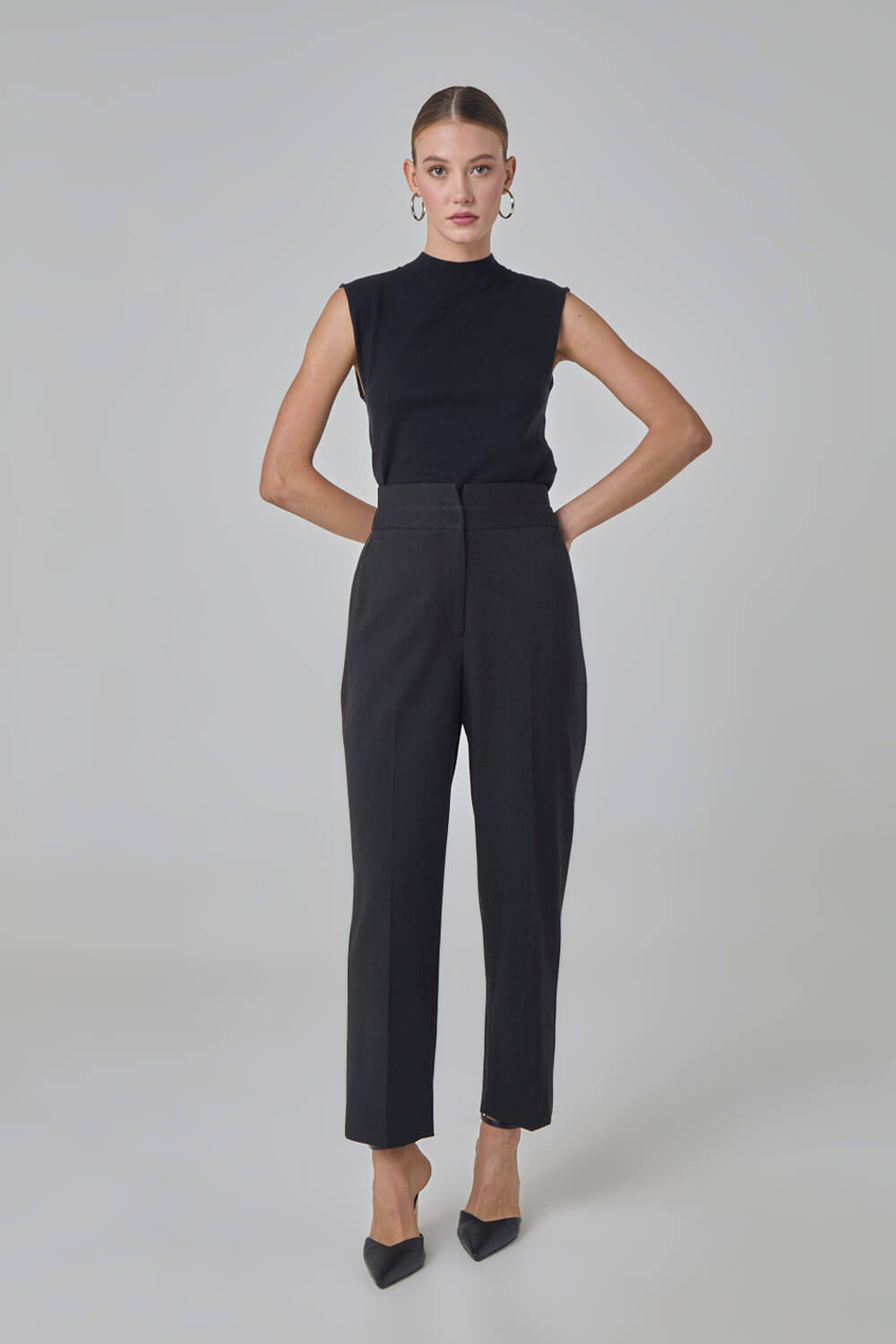 Calça clochart alfaiataria stretch chumbo Chumbo 48