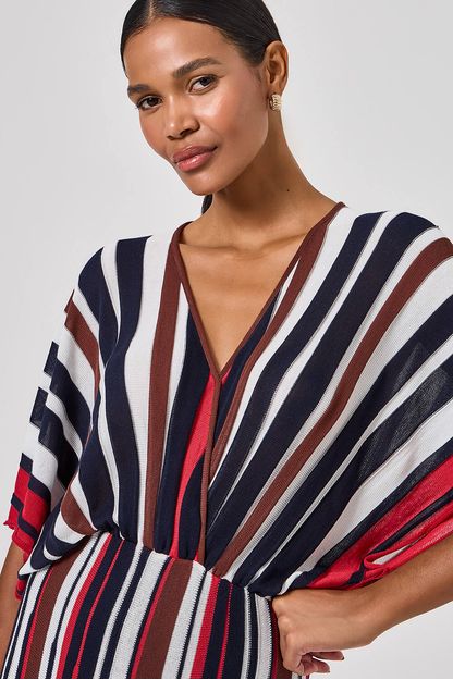 Vestido tricolor sailor