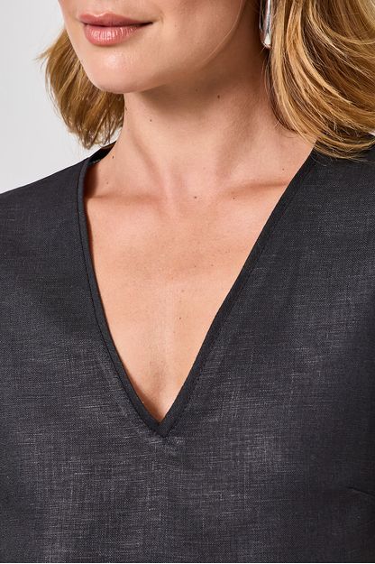 T-shirt lisa vivos preto