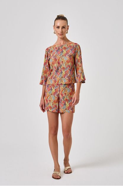 Short estampa sardina