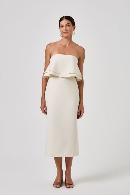 Vestido tomara que caia cestaria